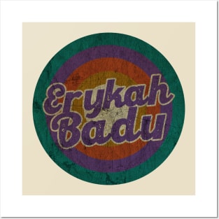 Erykah Badu - Retro Circle - DESIGN -  Vintage Posters and Art